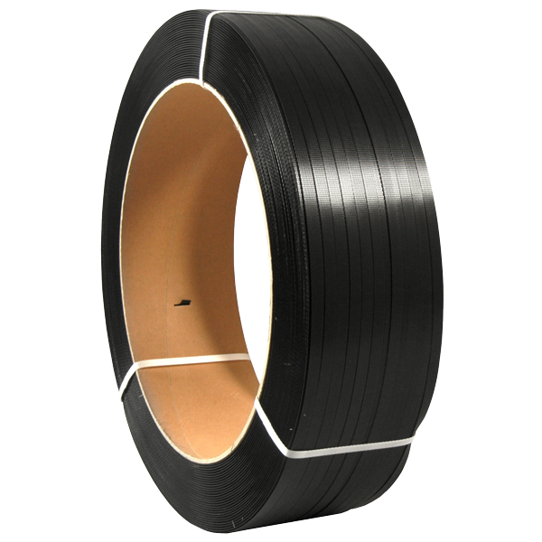 Manustrap PP Umreifungsband 12x0,55/1000 Schwarz Typ: Manustrap PP-band (Polypropylenband)Farbe:schwarzBreite: 12 mmStärke: 0,55 mmKern: n.z.Länge: 1000 Meter/Rolle